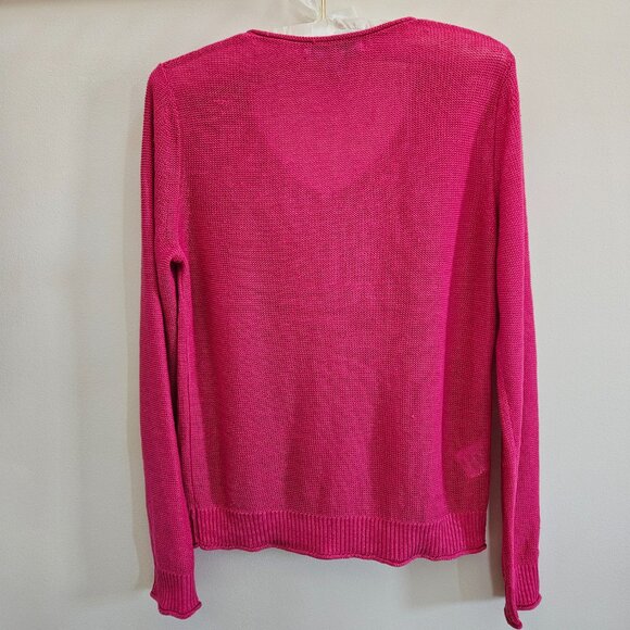 Tommy Bahama Women's Glowing Azalea Knit Top Size XS 100% Linen - Picture 3 of 6